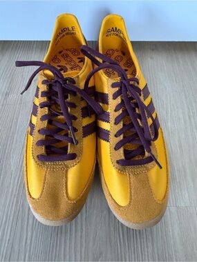 adidas Yellow & Purple Samba-Inspired Sneakers